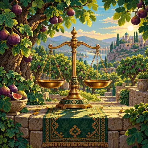 Garden of Gratitude imaginative pixel landscape