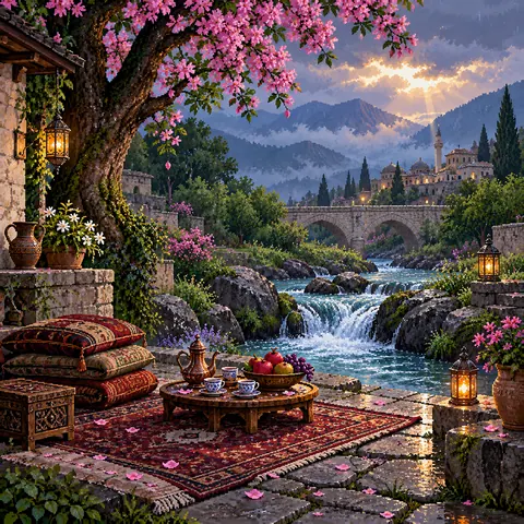 A Gathering Forgiven imaginative pixel landscape
